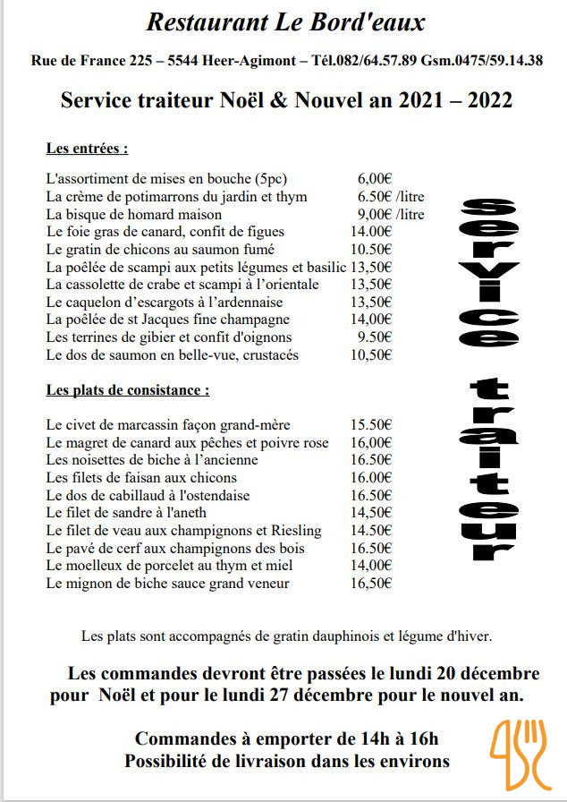 Bord'eaux (le) Carta