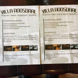 Villa Roosdaal Carte