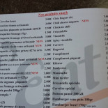 Snack L'entr'act Carte