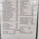 Snack L'entr'act Carte