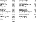 Snack L'entr'act Carte