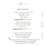 Aux Campinaires Carta