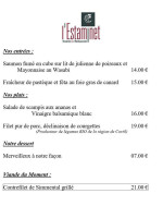 L'estaminet Carte