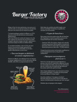 Burger Factory Carte
