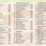 San Ming Menu