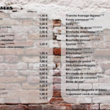 Graffiti Snack Carte