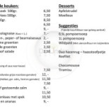 Eethuis De Linden Carte