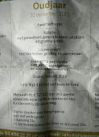 Afspanning De Jachthoorn Carte