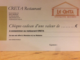 Le Creta Carte