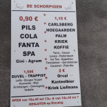 Café De Schorpioen Carta