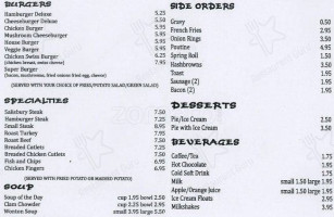 De Nieuwe Schorre menu
