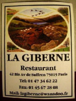 Brasserie N4 menu