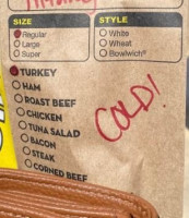 Bistrot En Passant Menu