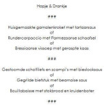 The Sushi Arnhem Arnhem Carte