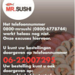 Mr-sushi.nl Carte