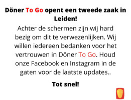 Döner To Go Leiden menu