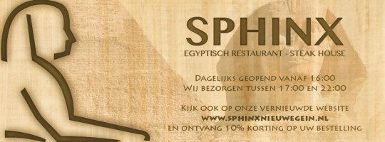 Steakhouse Sphinx Nieuwegein Nieuwegein Geverifieerd menu