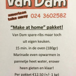 Van Dam's Spare-rib Corner Carta