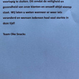 Petit Oke Snacks Carte