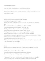 Grillroom Jerusalem menu