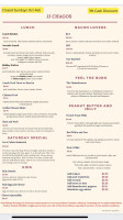 Peper's Pannekoekenhuis menu