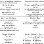 Pasteurs Party Palace Carte