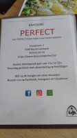 Brasserie Perfect menu