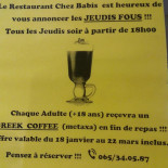 Chez Babis Carte