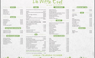 De Witte Ezel Cardápio
