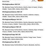 Frituur 't Chalet Carte