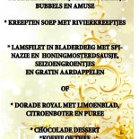 Taverne De Linde Carte