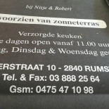 Taverne De Linde Carte