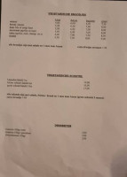 Eethuis Taha Speisekarte