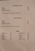 Eethuis Taha Speisekarte