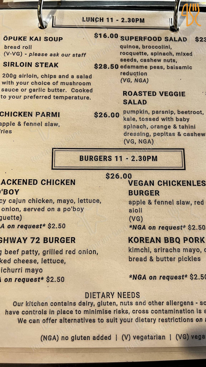 Lunchroom De Dom Cuijk Carte