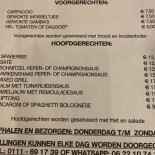 Eeterij De Bron Carte