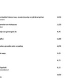 Gasterij 't Wildryck Carte