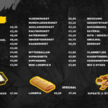 Snackbar Grote Markt Carte