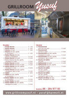 Grillroom Yusuf menu