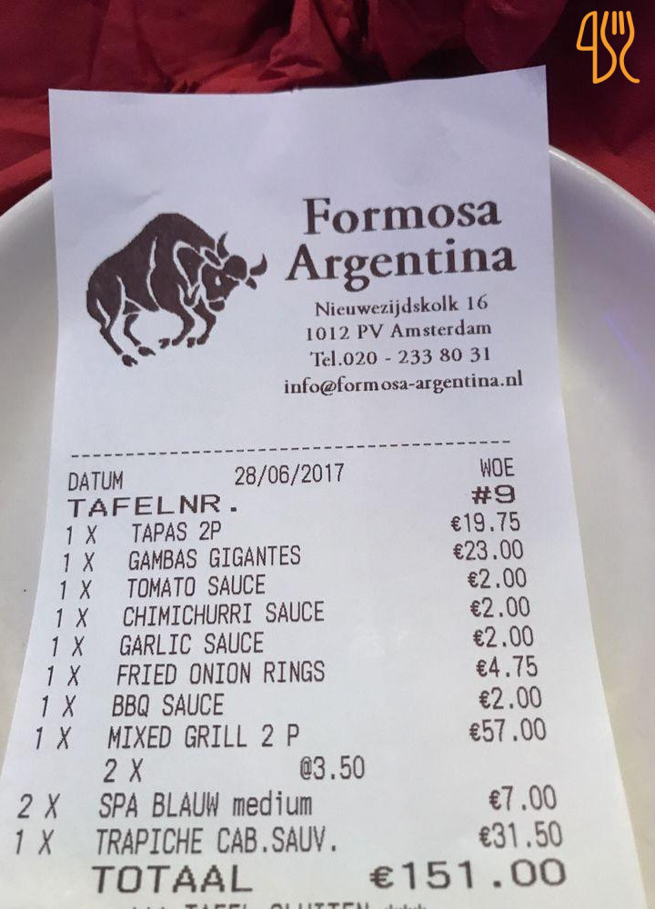 Formosa Argentijns Carta