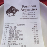 Formosa Argentijns Carta