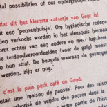 Galgenhuisje menu