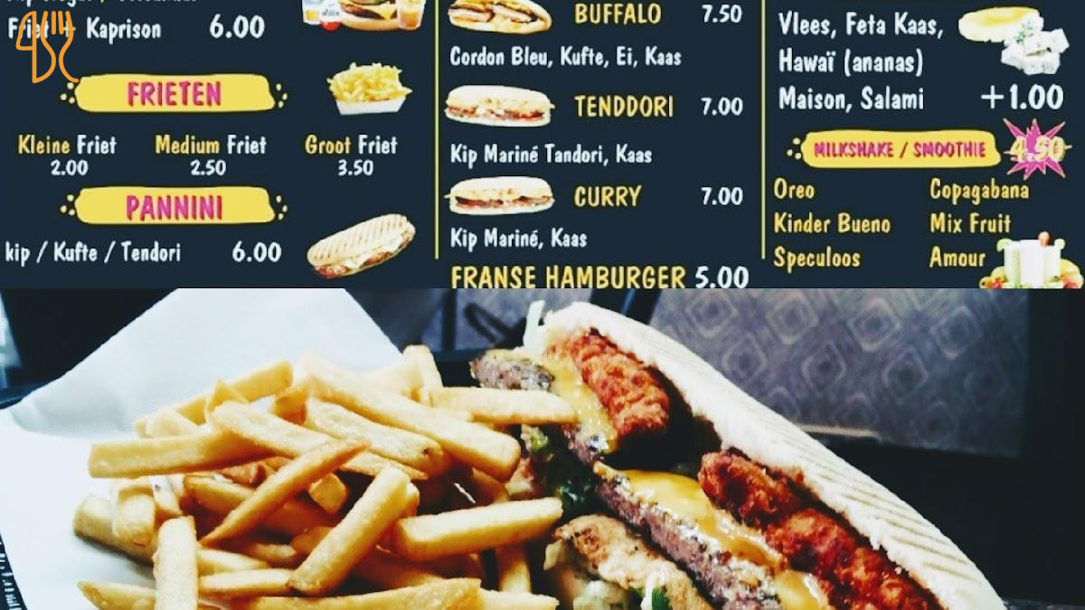 Snack Atlas Speisekarte