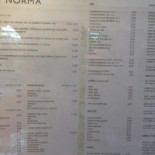 Norma Speisekarte