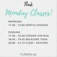 Flink Café Event Space Menu