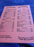 Wiel's Renard Noir menu