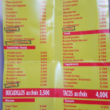 Los Bocadillos Carte