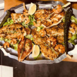 La Vague Bleue Comida