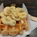 Veganwaf' Brussel Comida