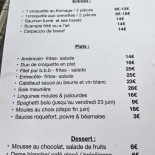 La Marina menu